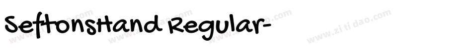 SeftonsHand Regular字体转换